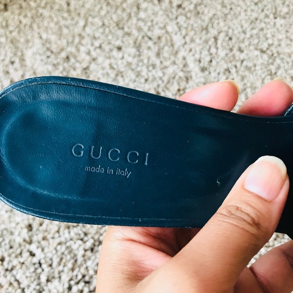 Gucci Blue Sandals Size 38C - Picture 5 of 8